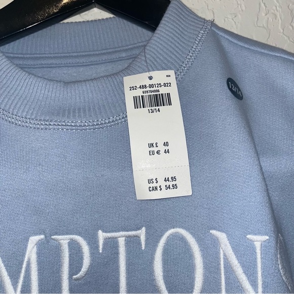 NWT Abercrombie Kids, Hamptons Pickleball Embroidered Crewneck, Size 13/14 - Picture 3 of 6